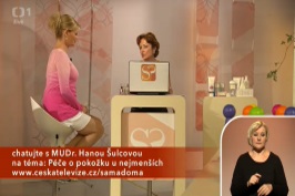 MUDr. Hana Šulcová v pořadu ČT Sama doma (16.9.2014)